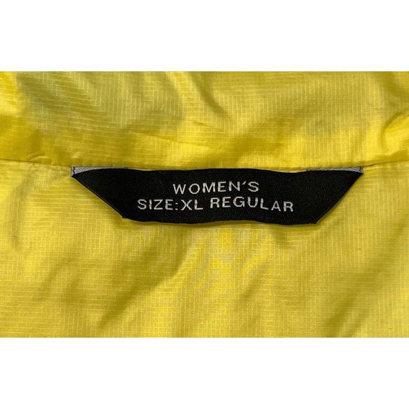 NWT Hexa Custom The Down Watetrproof Gray /Yellow Women’s Hooded Jacket XL - Picture 2 of 11